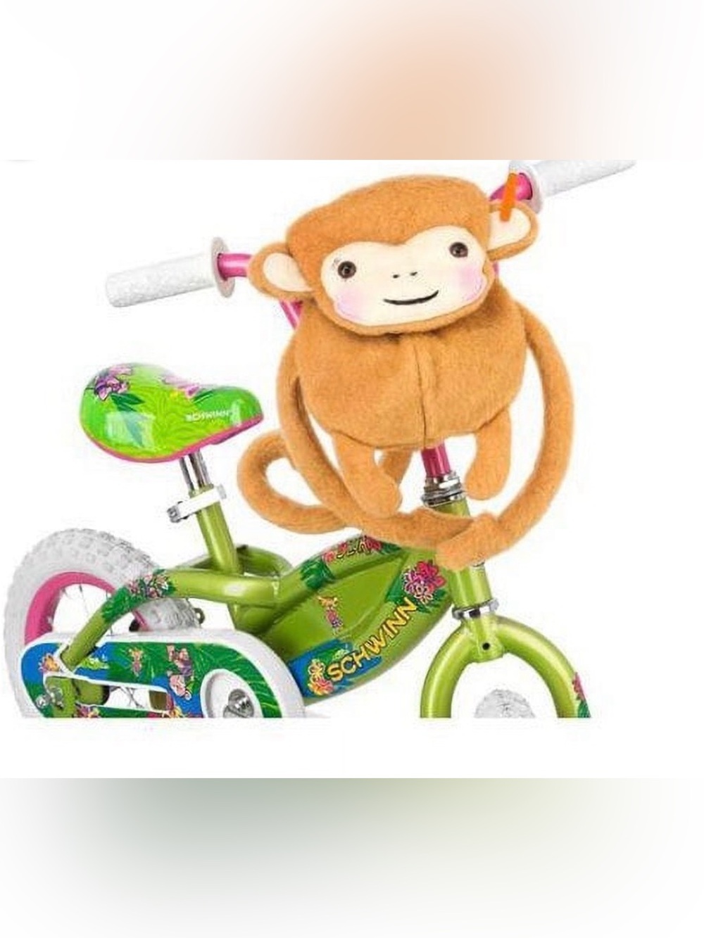 SCHWINN FRIENDS Monkey Handlebar Plush Bag Backpack